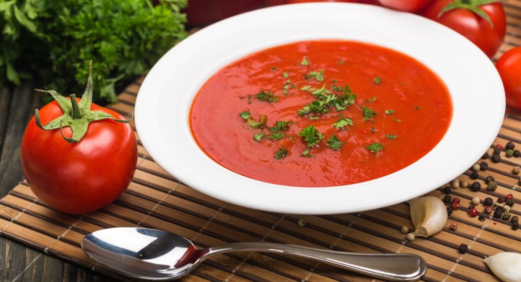 Campbell's Tomato Soup with Almond Milk