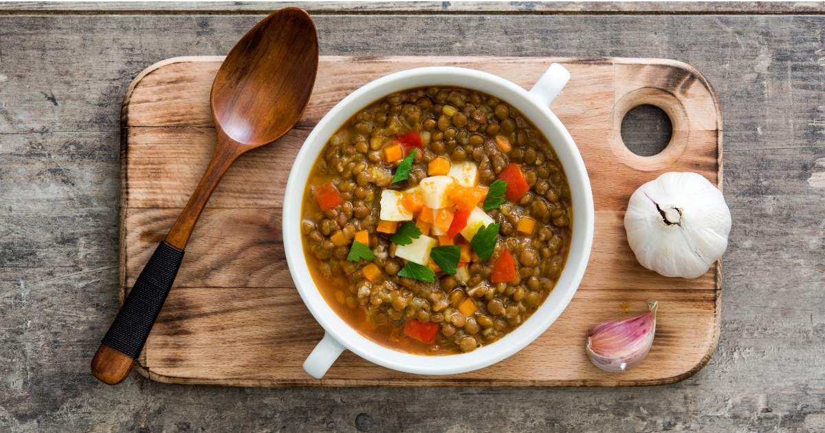 healthy lentil soup recipe